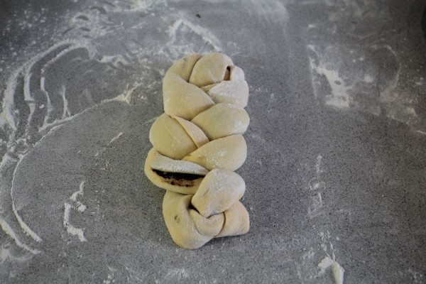 Csokis kalács készítése